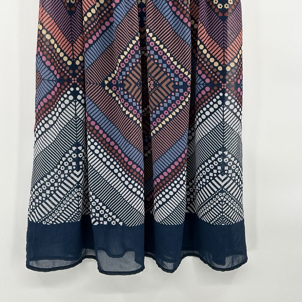 American Eagle Y2K Mini Boho Babydoll Dress Sz 4 Indie Sleaze Grunge Festival - Picture 3 of 7